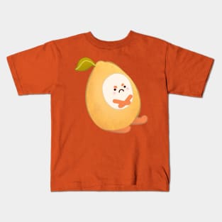 Grumpy Sour Lemon Kids T-Shirt